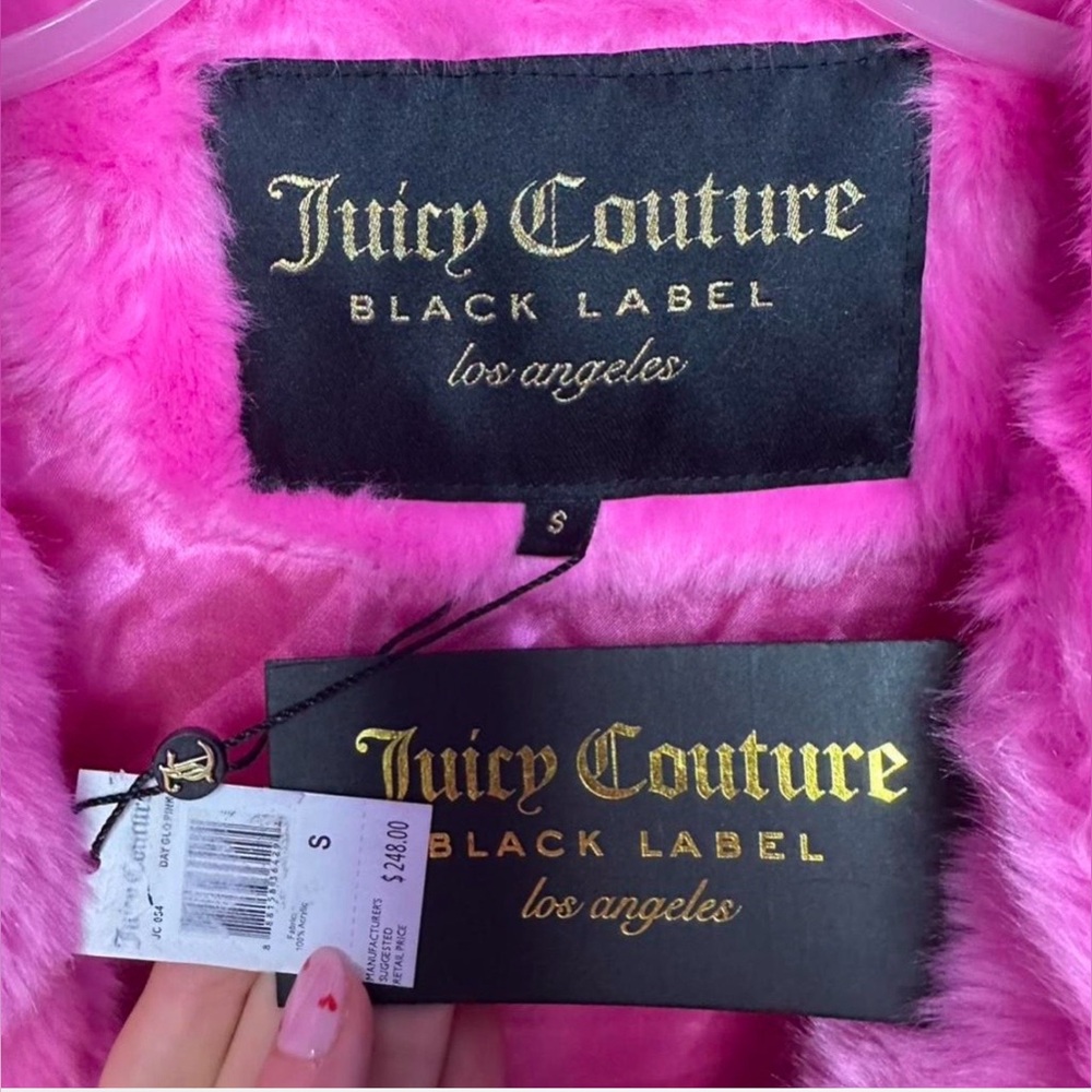 Juicy Couture Vibrant Pink Teddy Jacket - Picture 5 of 5